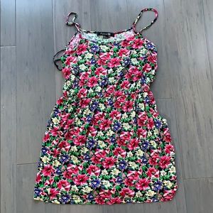 🌺 NWOT New Forever 21 Blue Sun Dress Medium